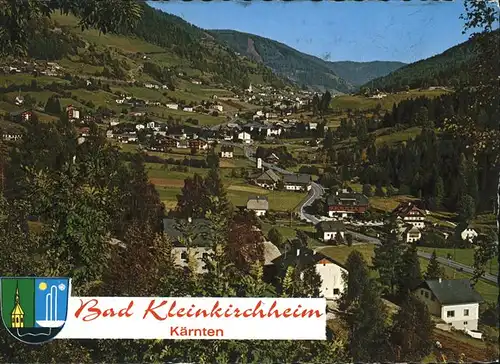 Bad Kleinkirchheim Kaernten Panorama Kurort Wappen Kat. Bad Kleinkirchheim