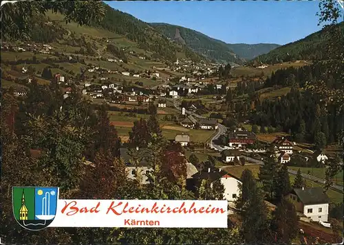 Bad Kleinkirchheim Kaernten Panorama Kurort Wappen Kat. Bad Kleinkirchheim