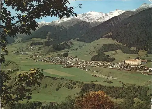 Disentis GR Panorama mit Acletta Piz Ault Piz Cavardiras Kat. Disentis