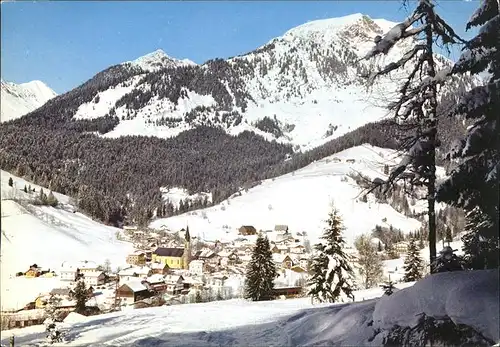 Russbach Pass Gschuett Ortsansicht mit Kirche Gamsfeld Wintersportplatz Kat. Russbach am Pass Gschuett