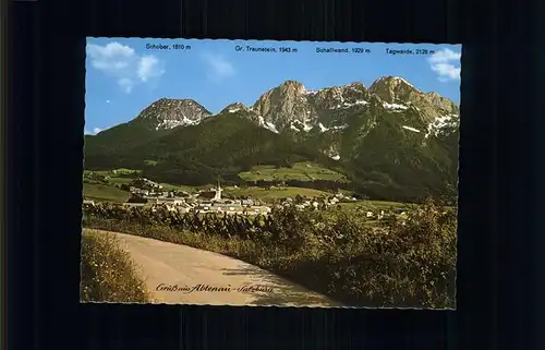 Abtenau Panorama Luftkurort mit Tennengebirge Kat. Abtenau