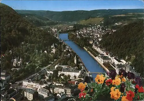 Bad Ems Teilansicht mit Lahn Bruecke Kat. Bad Ems