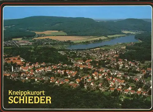 Schieder Panorama Kneippkurort Emmerstausee Kat. Schieder Schwalenberg