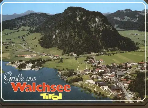 Walchsee Tirol Fliegeraufnahme Kat. Walchsee