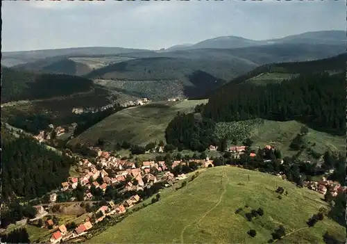 Wildemann Fliegeraufnahme Klein Tirol im Oberharz Kat. Wildemann Harz