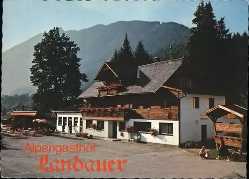 Schladming Obersteiermark Alpengasthof Landauer Kat. Schladming