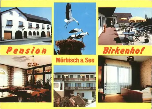 Moerbisch See Pension Birkenhof Storchennest Kat. Moerbisch am See