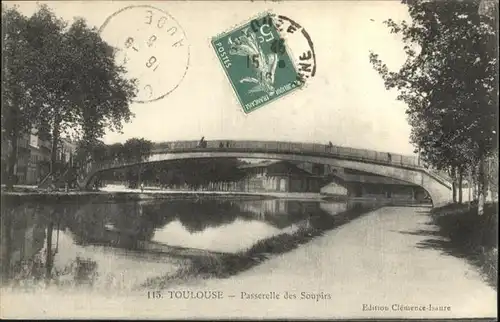 Toulouse Haute-Garonne Passerelle des Soupirs / Toulouse /Arrond. de Toulouse