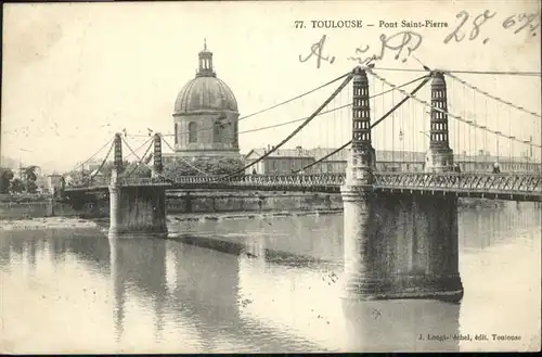 Toulouse Haute-Garonne Pont Saint Pierre / Toulouse /Arrond. de Toulouse