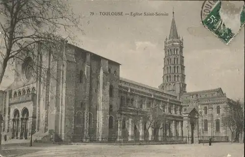 ca14493 Toulouse Haute-Garonne Eglise Saint Sernin Kategorie. Toulouse Alte Ansichtskarten