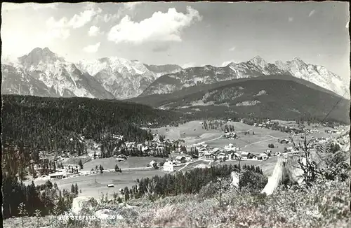 Seefeld Tirol Ortsblick mit Alpenpanorama Kat. Seefeld in Tirol