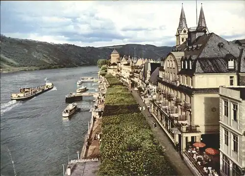 Boppard Rhein Bellevue Rheinhotel Schiffe Kat. Boppard