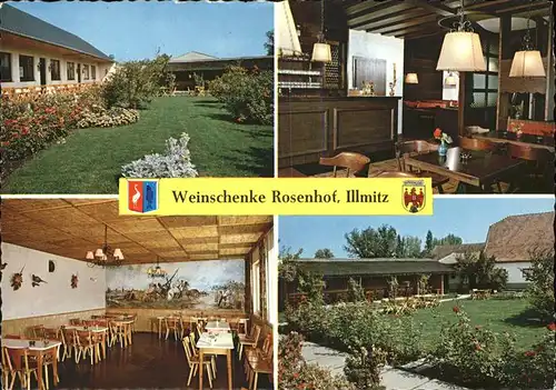 Illmitz Weinschenke Rosenhof Gastraeume Kat. Illmitz