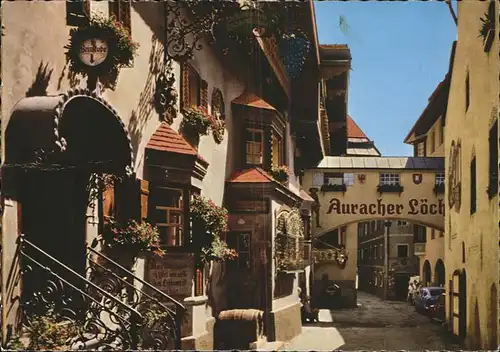 Kufstein Tirol Auracher Loechl Gaststaette Kat. Kufstein