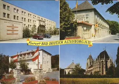 Bad Deutsch Altenburg Neues Kurhaus Haus Riedmueller rom got Kirche Kat. Bad Deutsch Altenburg