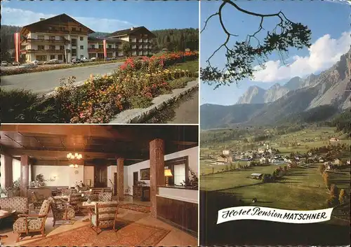 Ramsau Dachstein Steiermark Hotel Pension Matschner mit Alpenpanorama Kat. Ramsau am Dachstein