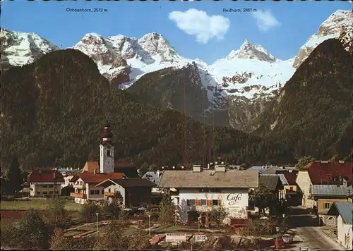 Lofer Ortsblick mit Alpenpanorama Kat. Lofer