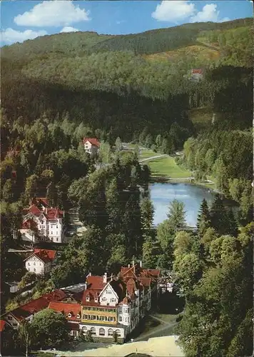 Bad Sachsa Harz Panorama Fliegeraufnahme Kat. Bad Sachsa