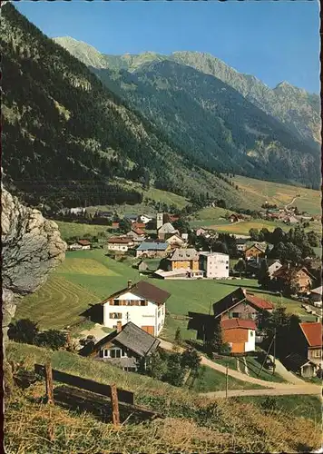 Hinterstein Bad Hindelang Panorama mit Geishorn und Rauhorn / Bad Hindelang /Oberallgaeu LKR