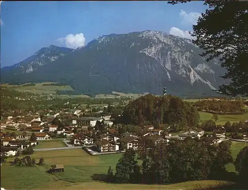 Ruhpolding Panorama mit Bayer Alpen Kat. Ruhpolding