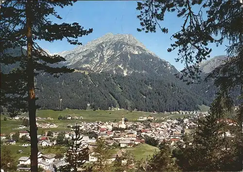 Fulpmes Tirol Panorama mit Ampferstein Stubaital Kat. Fulpmes