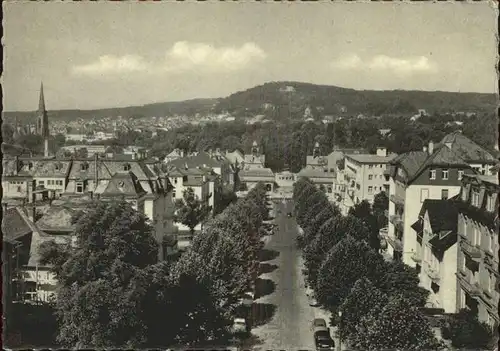 Bad Nauheim Panorama mit Sprudelhof und Johannisberg Kat. Bad Nauheim