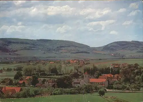 Bad Eilsen Panorama mit Weserbergkette Kat. Bad Eilsen