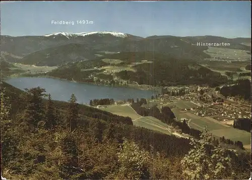 Titisee Panorama mit Feldberg und Hinterzarten Kat. Titisee Neustadt