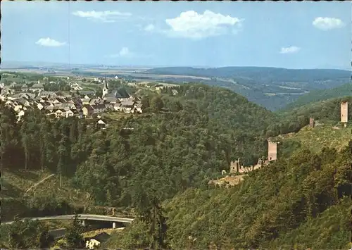 Niedermanderscheid Eifel Panorama   Kat. Manderscheid