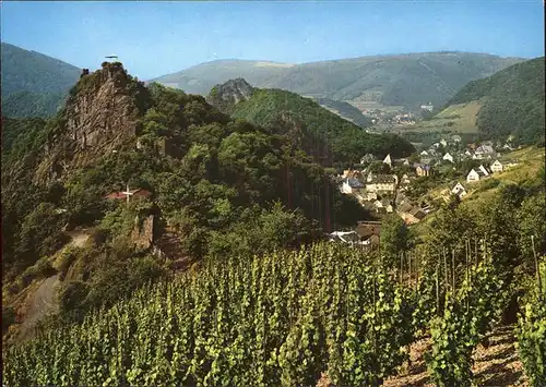 Altenahr Blick vom weissen Kreuz Kat. Altenahr