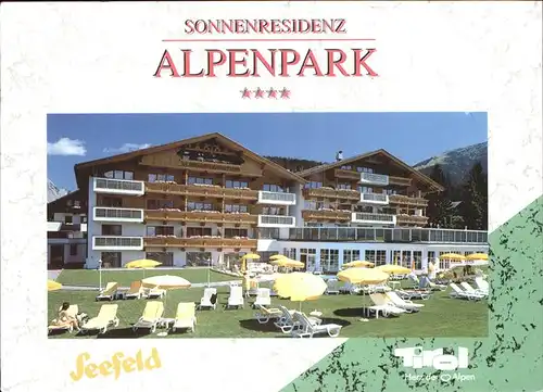 Seefeld Tirol Sonnenresidenz Alpenpark Kat. Seefeld in Tirol