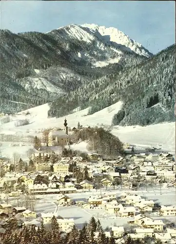 Ruhpolding Panorama mit Hochfelln Kat. Ruhpolding