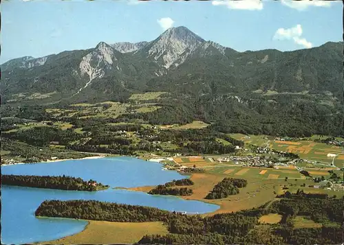 Faakersee Panorama mit Mittagskogel Kat. Villach