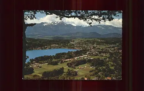 Velden Woerthersee Panorama mit Karawanken /  /