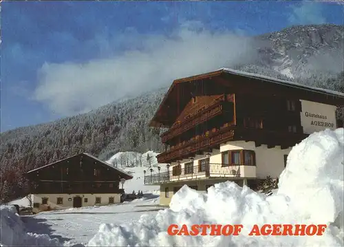 Soell Gasthof Pension Agerhof Kat. Soell