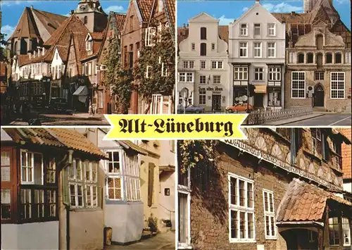 Lueneburg Altstadt Teilansichten Kat. Lueneburg