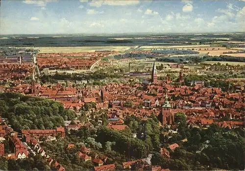 Lueneburg Fliegeraufnahme Kat. Lueneburg