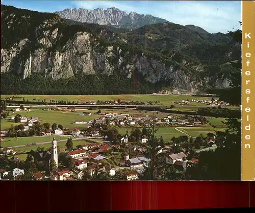 Kiefersfelden mit Kaisergebirge Kat. Kiefersfelden