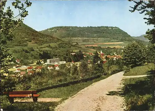 Bad Ditzenbach Blick von der Burgsteige Kat. Bad Ditzenbach