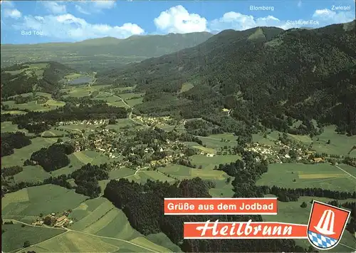 kk40089 Bad Heilbrunn Fliegeraufnahme Kategorie. Bad Heilbrunn Alte Ansichtskarten