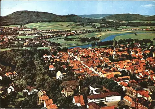 Rinteln Fliegeraufnahme Kat. Rinteln