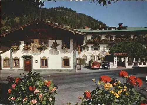 Wallgau Hotel Gasthof Post Kat. Wallgau