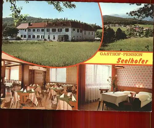 Prigglitz Gasthof Pension Seelhofer Gastraum Zimmer Panorama Kat. Prigglitz