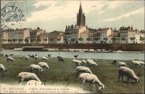 Toulouse Eglise Notre-Dame Dalbade Quai Tounis