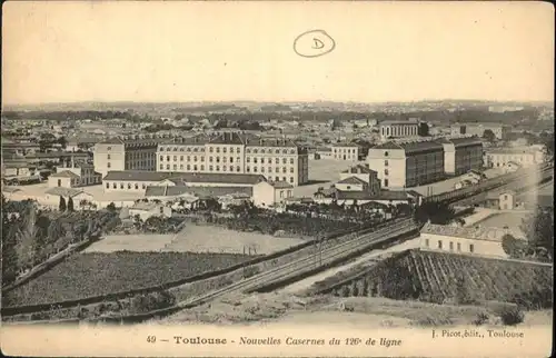 ww74275 Toulouse Haute-Garonne Toulouse Caserne 126.  * Kategorie. Toulouse Alte Ansichtskarten