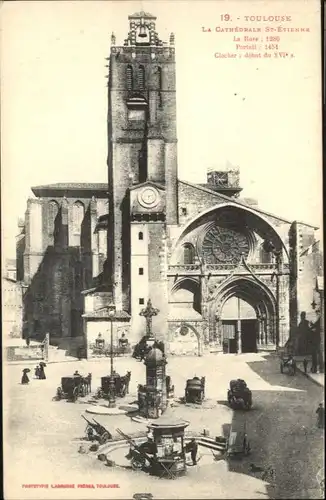 ww74279 Toulouse Haute-Garonne Toulouse Cathedrale St. Etienne * Kategorie. Toulouse Alte Ansichtskarten