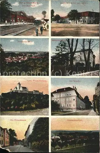 Neudietendorf Bahnhof Neuestr. Wachsenburg Kat. Neudietendorf