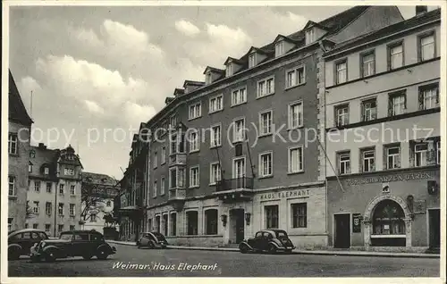 Weimar Thueringen Haus Elephant / Weimar /Weimar Stadtkreis