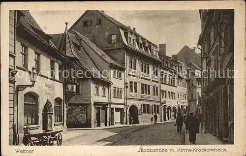 Weimar Thueringen Jacobstr. Kirms-Krackowhaus / Weimar /Weimar Stadtkreis