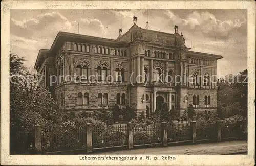 Gotha Thueringen Lebensversicherungsbank / Gotha /Gotha LKR